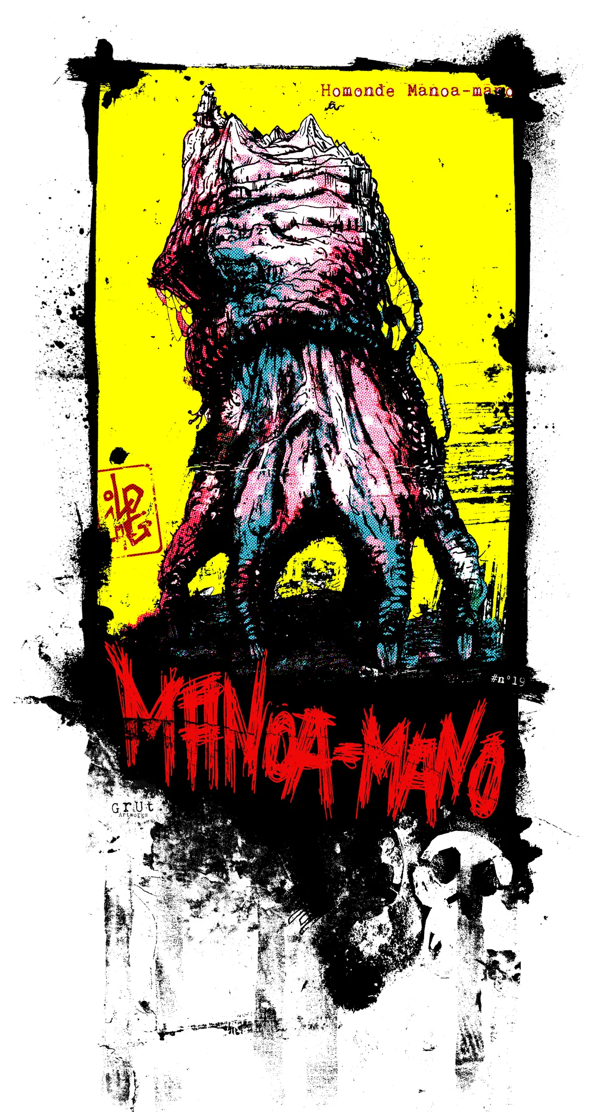 Homonde sous forme de main qui marche comme une araignée